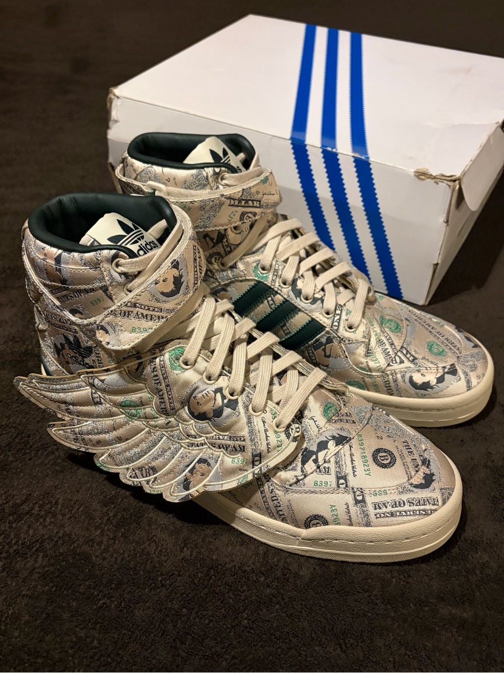 VNDS adidas Jeremy Scott Forum Wings 1.0 Money